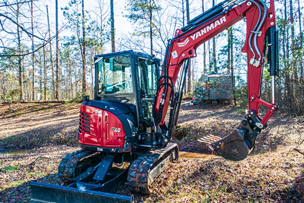 Yanmar SV40 Mini Excavator Équipements Marquis