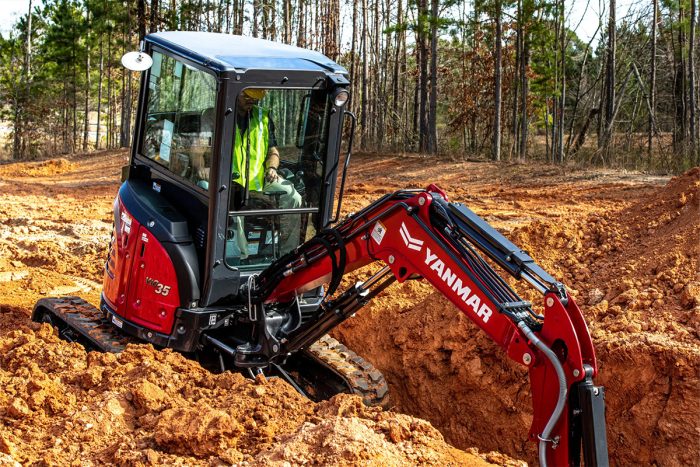Mini excavatrice Yanmar Vi035-6A – Image 3