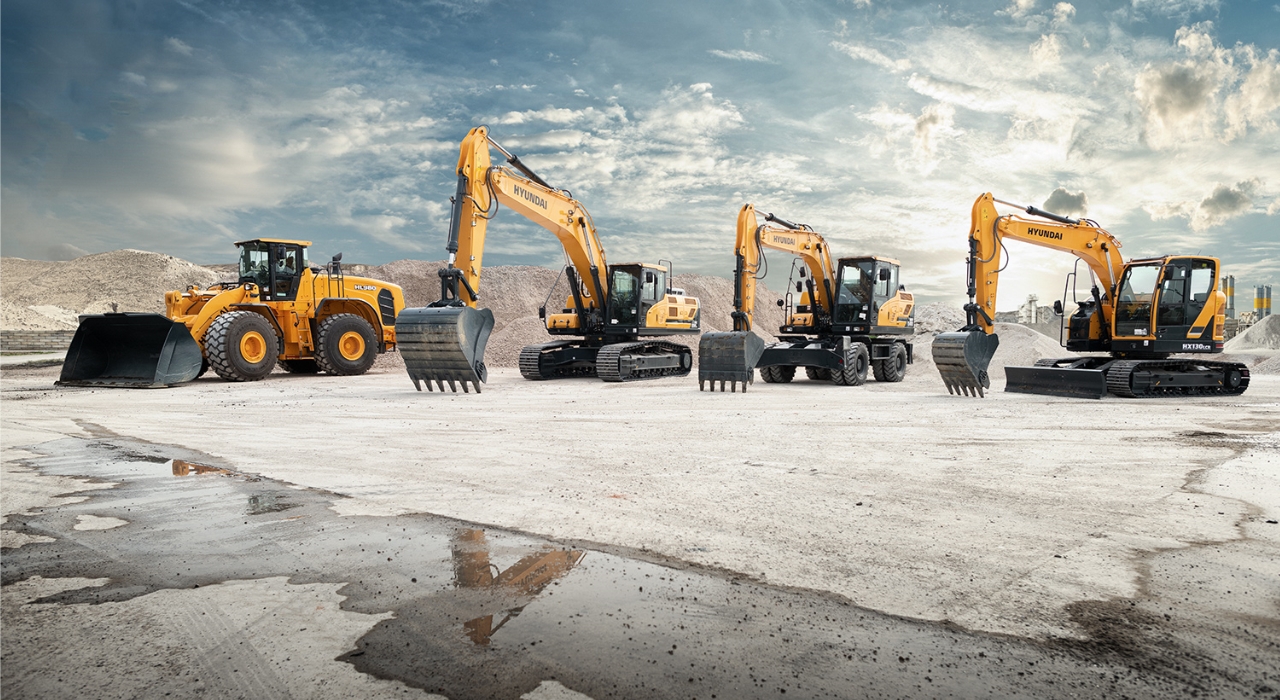 HD Hyundai Construction Equipment products - new range of products offered at Équipement Marquis